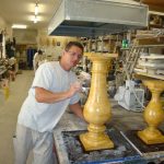 Stuckateure bei der Arbeit